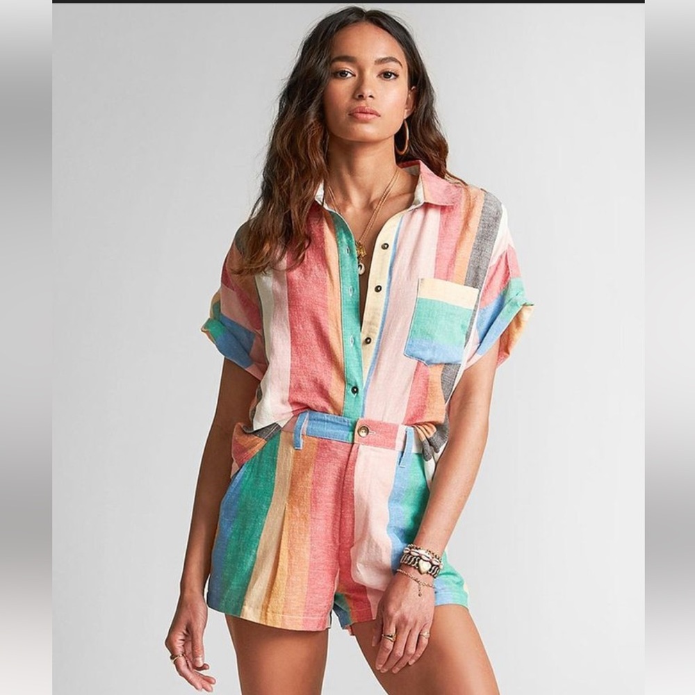 Billabong x Sincerely Jules “Santorini Dreams” Button down